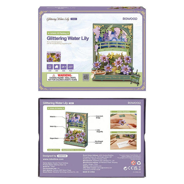 Rowood Glittering Water Lily Activities Robotime [SK]