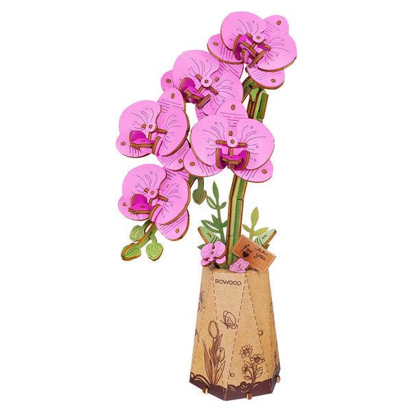 Rolife Rowood Purple Moth Orchid Activities Robotime [SK]