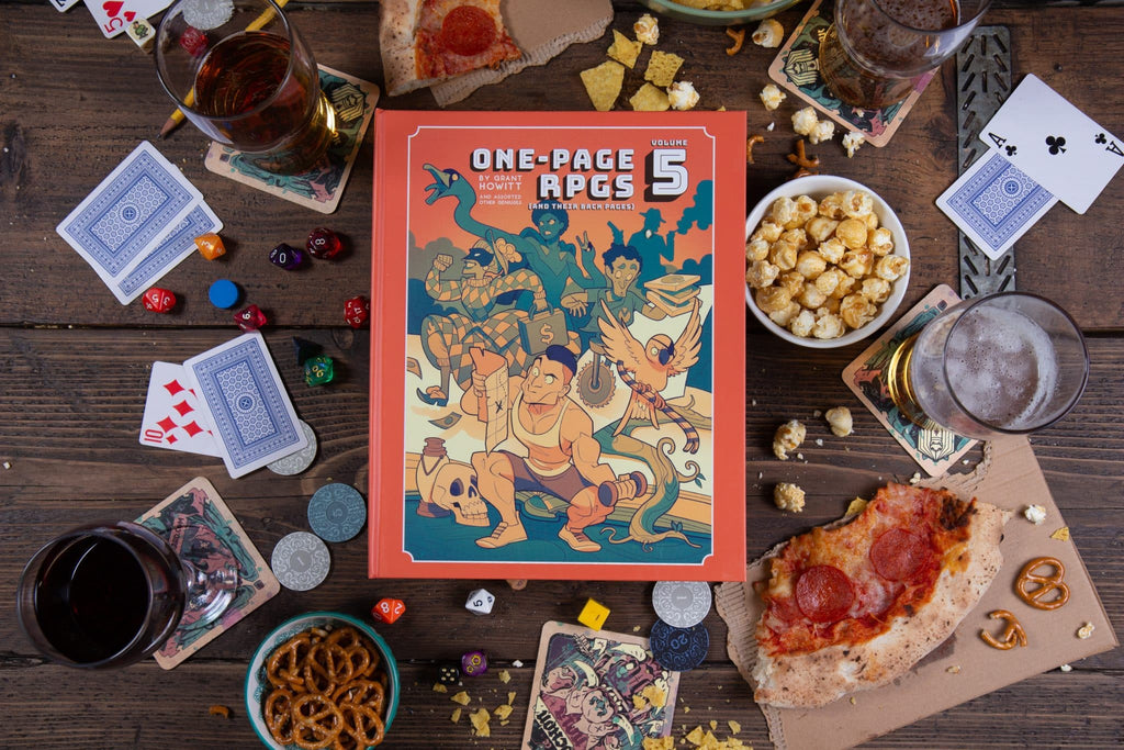 One Page RPGs Volume 5 RPGs - Misc Rowan, Rook, and Decard [SK]