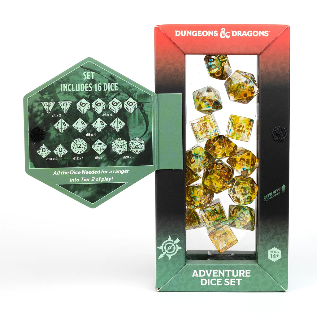 D&D Adventure Dice: Ranger (Green/Multicolor) Dice Sets & Singles Sirius Dice [SK]