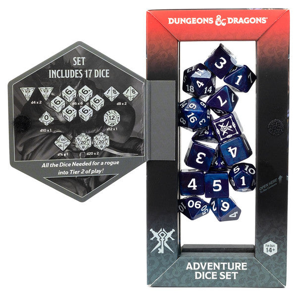 D&D Adventure Dice: Rogue (Purple) Dice Sets & Singles Sirius Dice [SK]