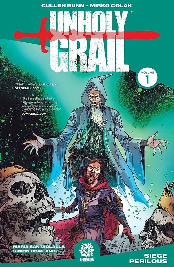 Unholy Grail Vol 1 Graphic Novels Aftershock [SK]   