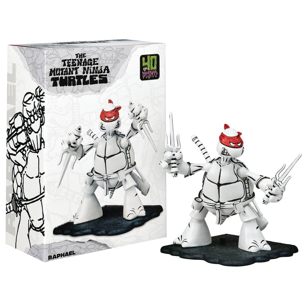 TMNT Black and White Original Sketch Figurine Novelty Playmates [SK] Raphael  