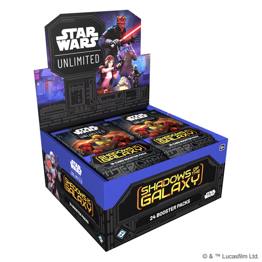 Star Wars Unlimited Shadows of the Galaxy Booster Box TCGs Misc Fantasy Flight Games [SK]   
