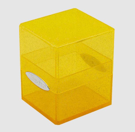 Ultra Pro Satin Cube Glitter Card Supplies Ultra Pro [SK] Yellow  