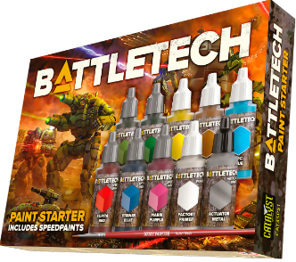 BattleTech Paint Starter Paints & Supplies Catalyst Game Labs [SK]   