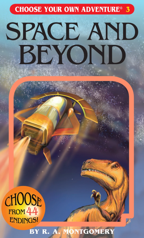 Choose Your Own Adventure Space and Beyond Books Chooseco [SK]   