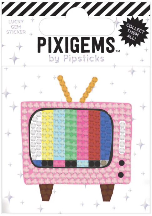 Pipsticks Pixigem Tiny Television Novelty Pipsticks [SK]   