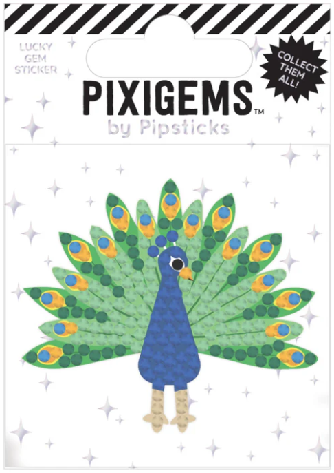 Pipsticks Pixigem Pinky Peacock Novelty Pipsticks [SK]   