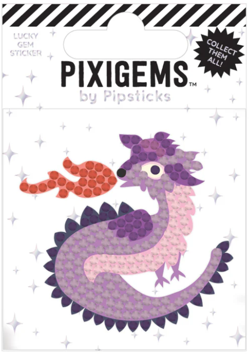 Pipsticks Pixigem Dolly Dragon Novelty Pipsticks [SK]   