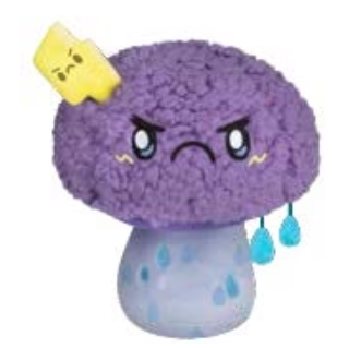 Squishable Alter Ego Series 9 - Mushroom Plush Squishable [SK] Stormy Mushroom  