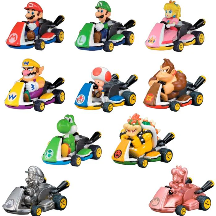 Mario Kart - Pull Back Racer Novelty Tomy [SK]   