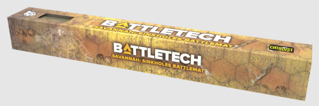 BattleTech BattleMat Savannah: Sinkholes/Mountain Lake Minis - Misc Catalyst Game Labs [SK]