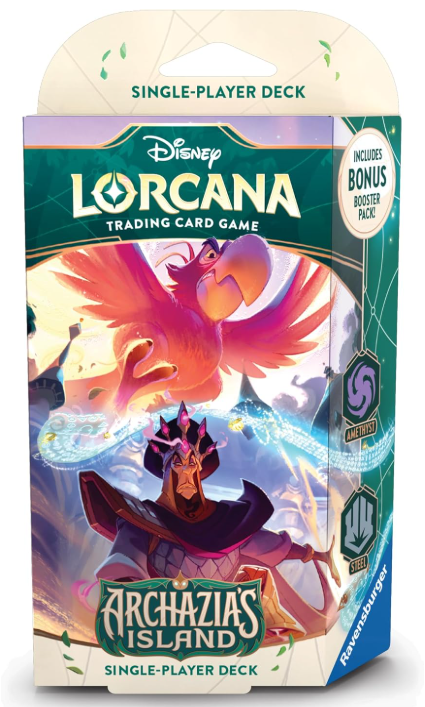 Lorcana TCG: Archazia's Island Starter Deck TCGs Misc Ravensburger [SK] Amethyst & Steel
