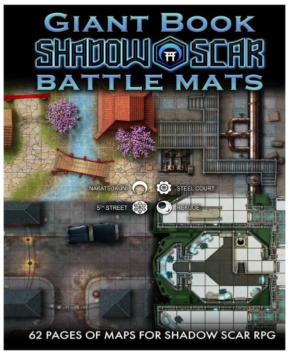 Shadow Scar RPG Giant Book of Battle Maps RPGs - Misc R Talsorian [SK]