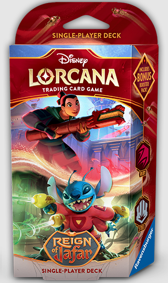 Lorcana TCG: Reign of Jafar Starter Deck TCGs Misc Ravensburger [SK] Ruby & Steel