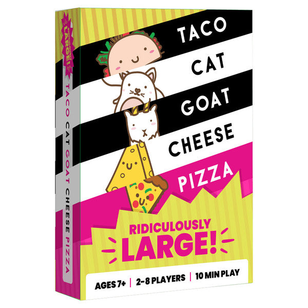 Taco Cat Goat Cheese Pizza Ridiculously Large Card Games Dolphin Hat Games [SK]