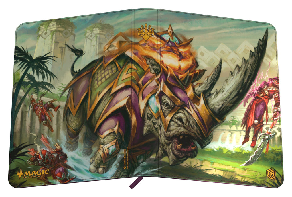 Ultimate Guard Zipfolio 360 Tarkir Dragonstorm Skirmish Rhino Card Supplies Ultimate Guard [SK]