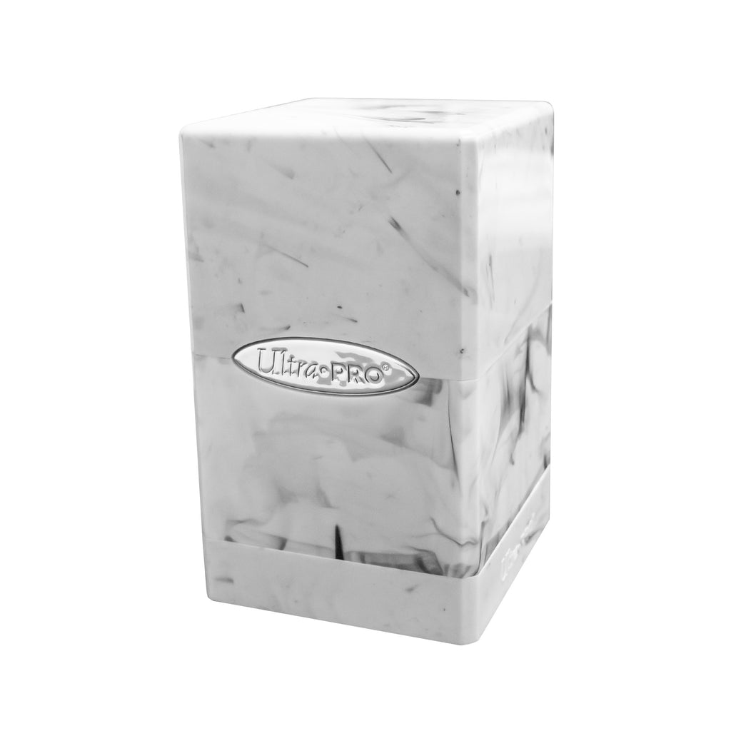 Ultra Pro Satin Tower Marble White & Black Card Supplies Ultra Pro [SK]   