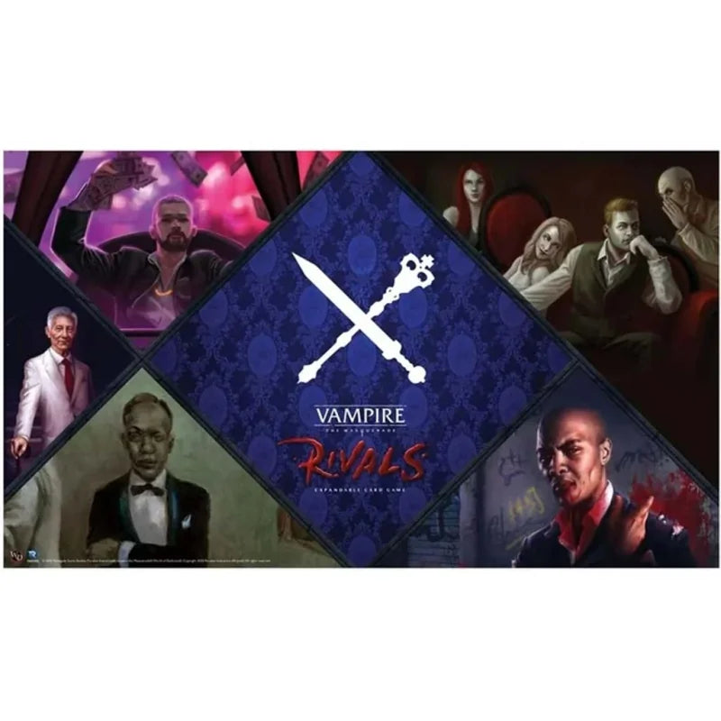 CLEARANCE Vampire the Masquerade Rivals Ventrue Playmat Game Accessory Renegade Game Studios [SK]