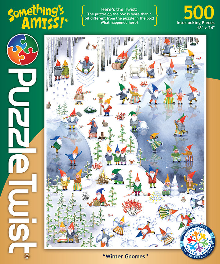 Puzzle Winter Gnomes 500p Puzzles Maynard's [SK]   