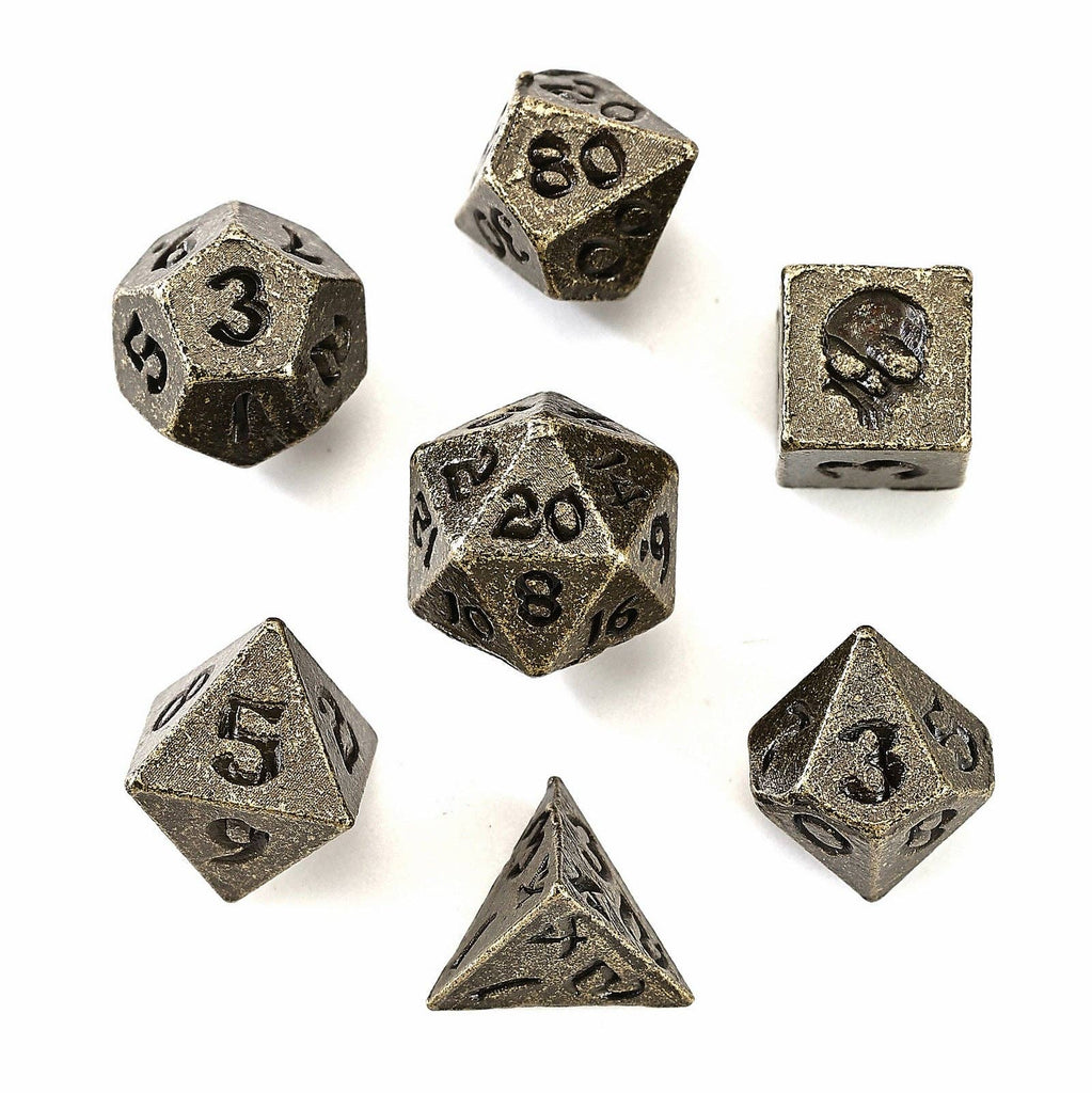 Unseelie Mini Metal RPG Dice Set - Ancient Bronze Dice Sets & Singles hymgho [SK]