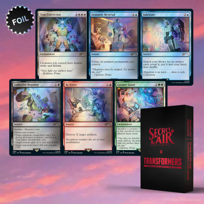 Magic Secret Lair Transformers Roll Out or Rise Up Foil Magic Wizards of the Coast [SK]   