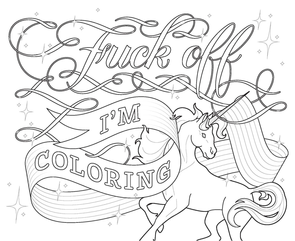 Fucking Awesome Coloring Book Activities Chronicle Books [SK]