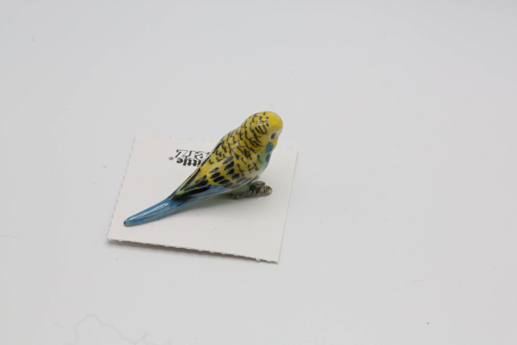 Little Critterz Mojito Green Parakeet Porcelain Miniature Giftware Little Critterz [SK]