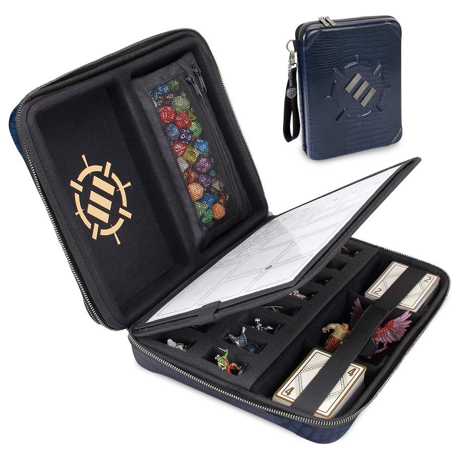 RPG Organizer Case Blue Collector's Edition Game Accessory Enhance [SK]   