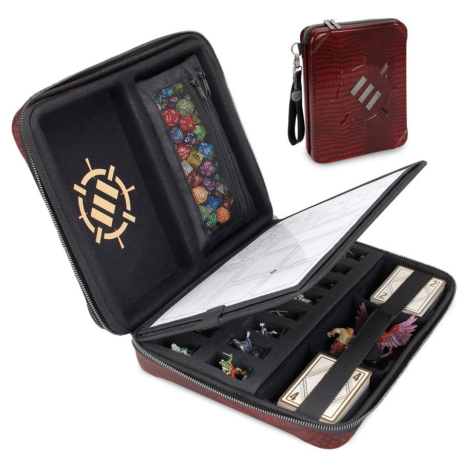 RPG Organizer Case Red Collector's Edition Game Accessory Enhance [SK]   