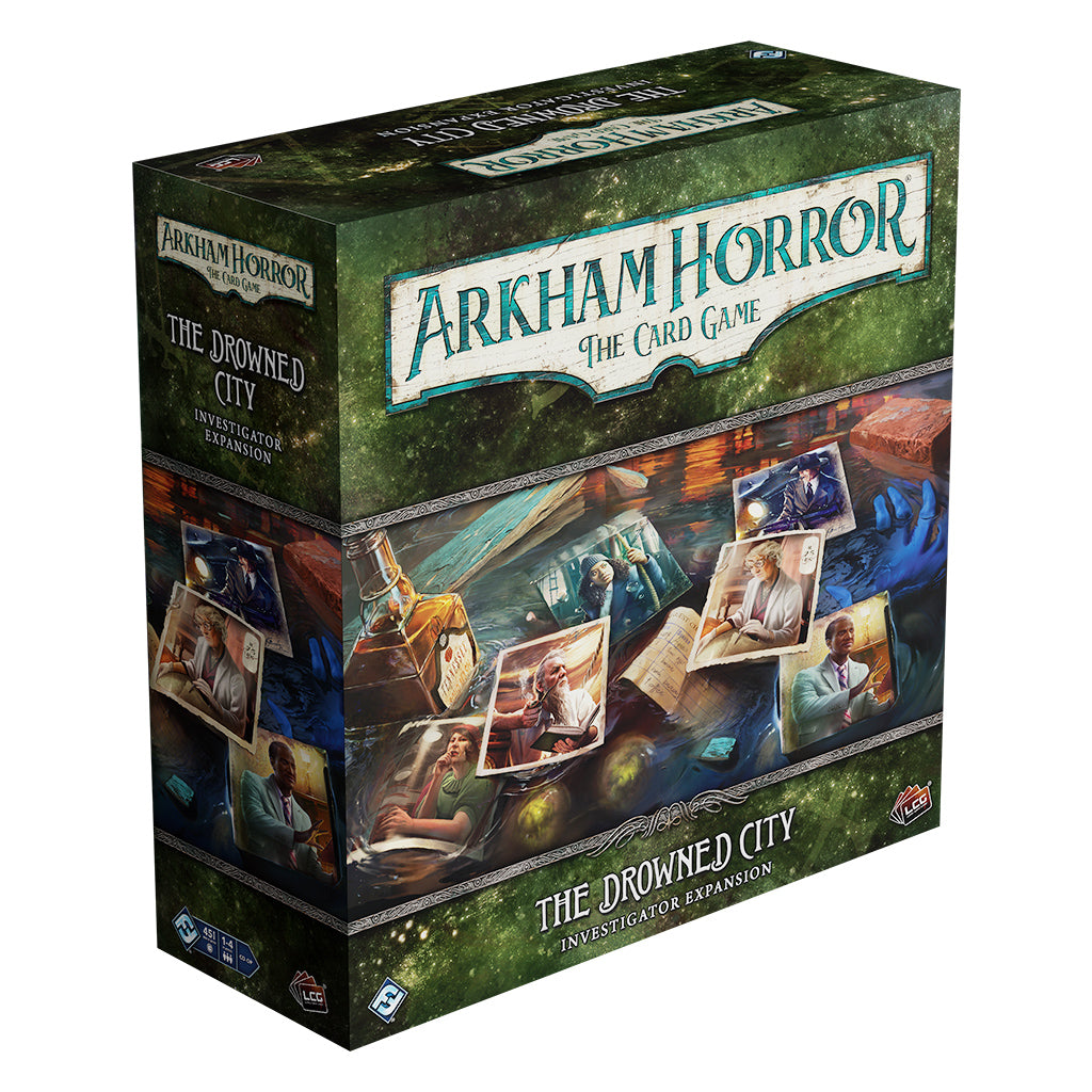 Arkham Horror LCG The Drowned City Investigator Expansion Living Card Games Fantasy Flight Games [SK]