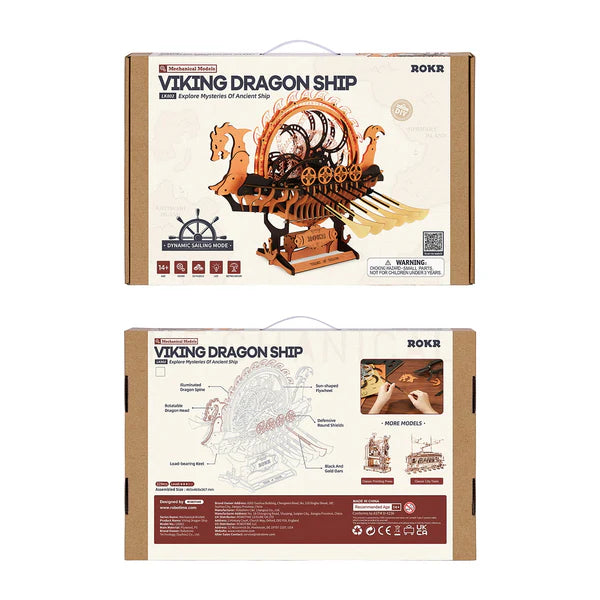 ROKR Viking Dragon Ship Activities Robotime [SK]