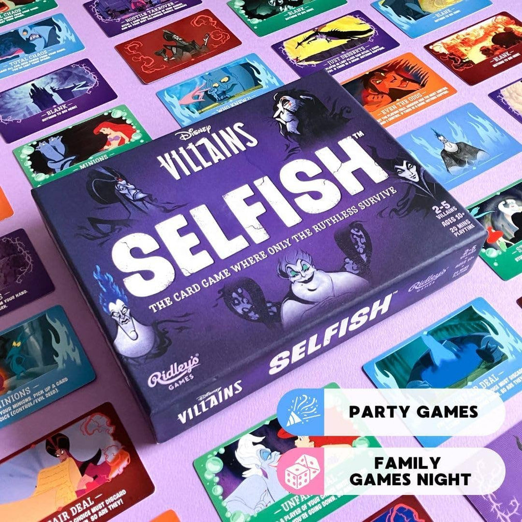 Selfish: Disney Villains Edition Card Games Chronicle Books [SK]