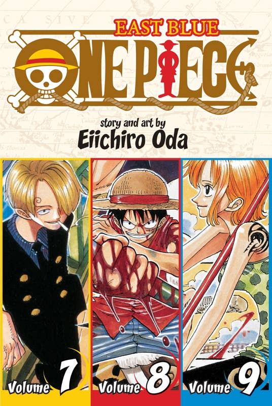 Simon & Schuster - One Piece (Omnibus Edition), Vol. 3 by Eiichiro Oda Manga Simon & Schuster [SK]