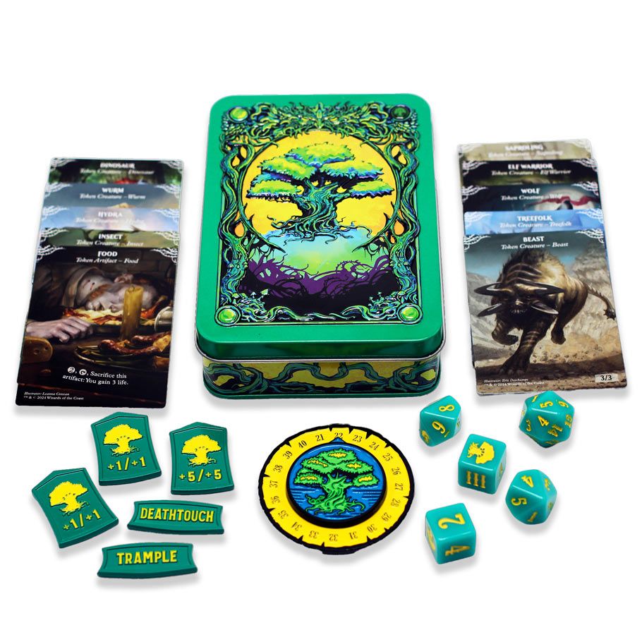 Magic Mana Token Set Game Accessory Beadle & Grimm's [SK] Green Mana