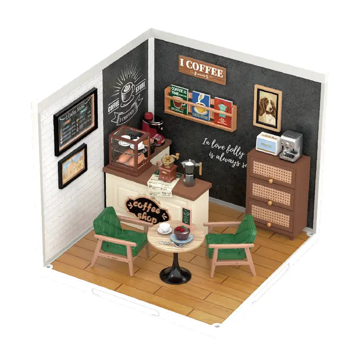 Rolife Miniature House Kit: Breezy Time Cafe Activities Robotime [SK]