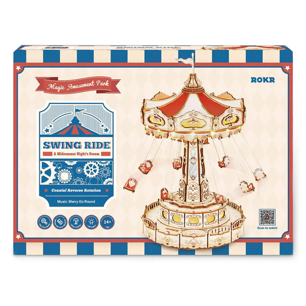 ROKR Swing Ride Music Box Activities Robotime [SK]