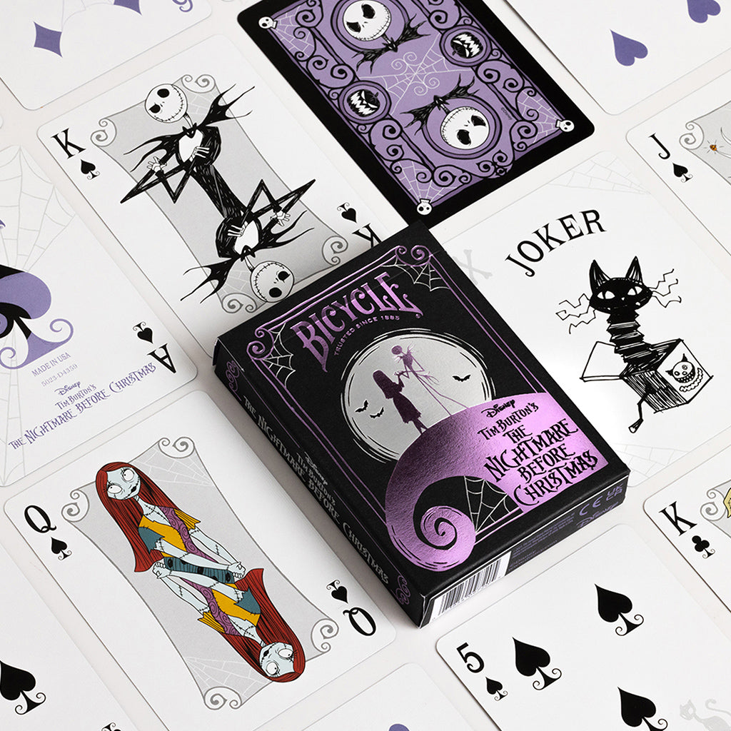 Bicycle Nightmare Before Christmas Inspired Playing Cards Traditional Games Bicycle [SK]