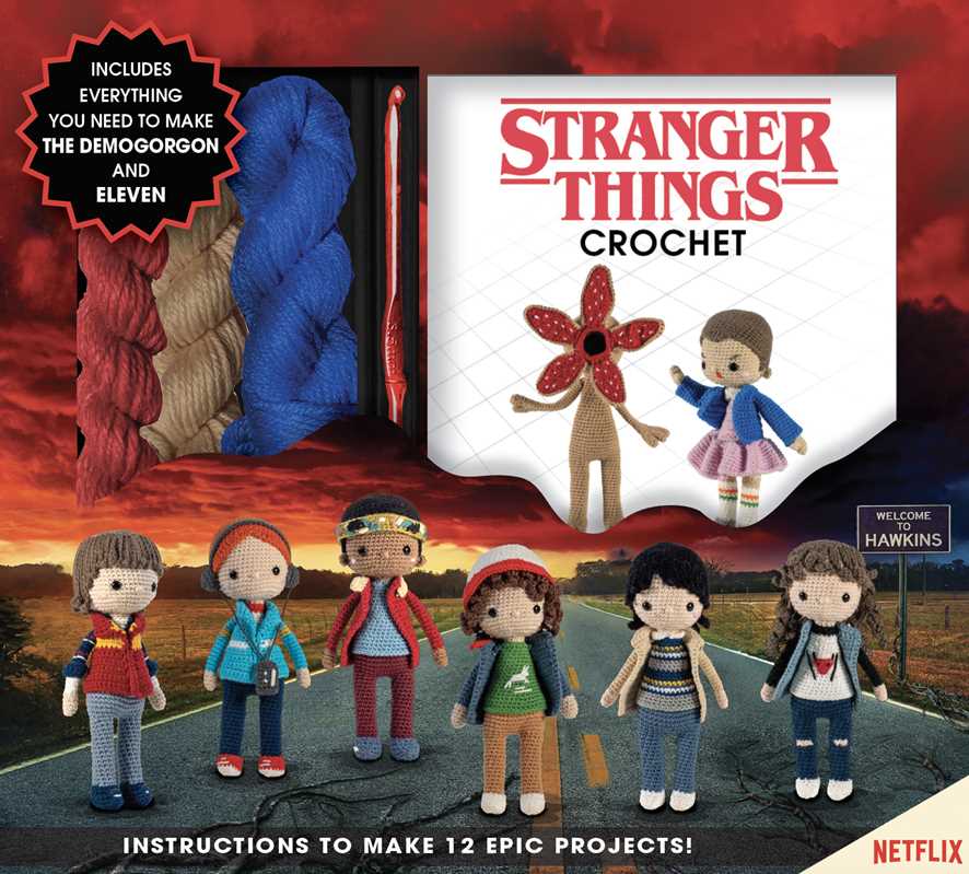 Stranger Things Crochet by Editors of Thunder Bay Press Activities Simon & Schuster [SK]