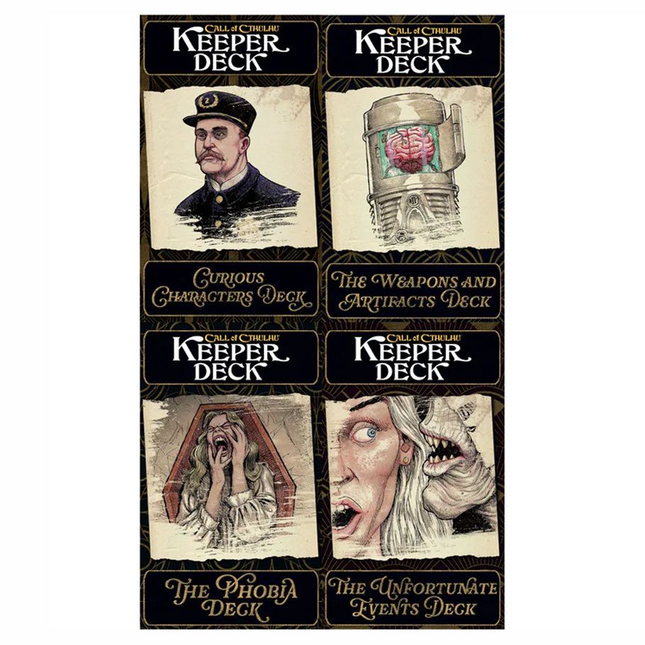 Call of Cthulhu 2nd Edition RPG Keeper Decks RPGs - Misc Chaosium [SK]   