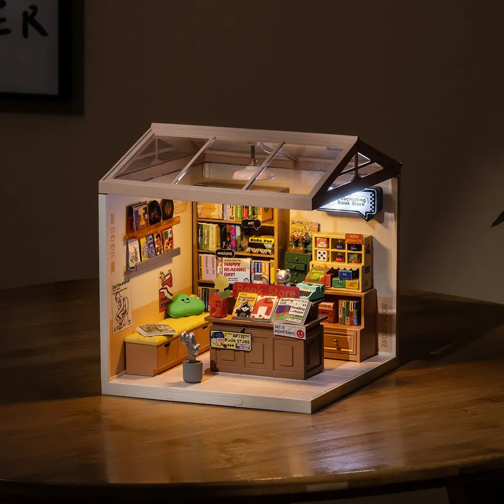 Rolife Super Creator: Fascinating Book Store Activities Hands Craft [SK]