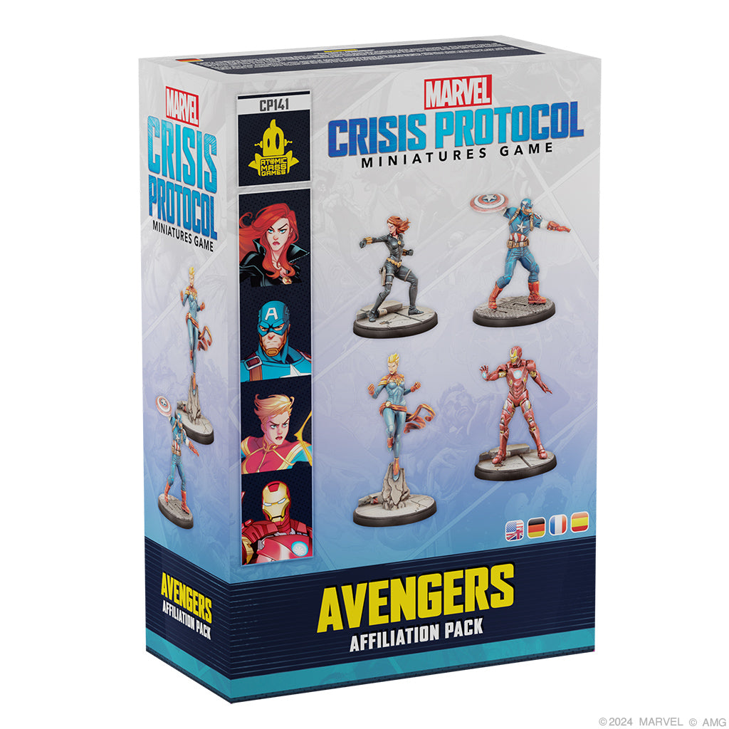 Marvel Crisis Protocol Avengers Affiliation Pack Minis - Misc Atomic Mass Games [SK]   