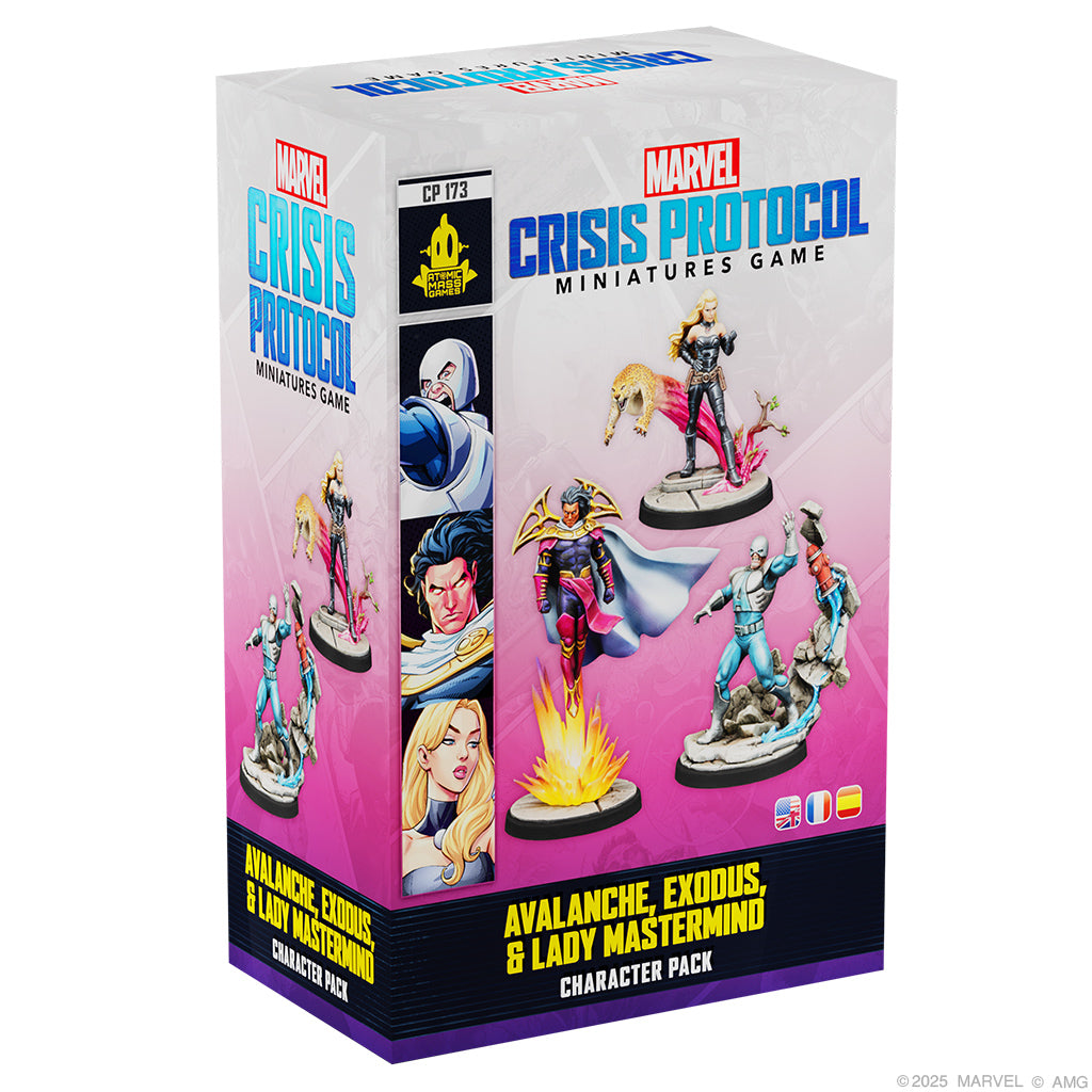 Marvel Crisis Protocol Avalanche, Exodus & Lady Mastermind Character Pack Minis - Misc Atomic Mass Games [SK]