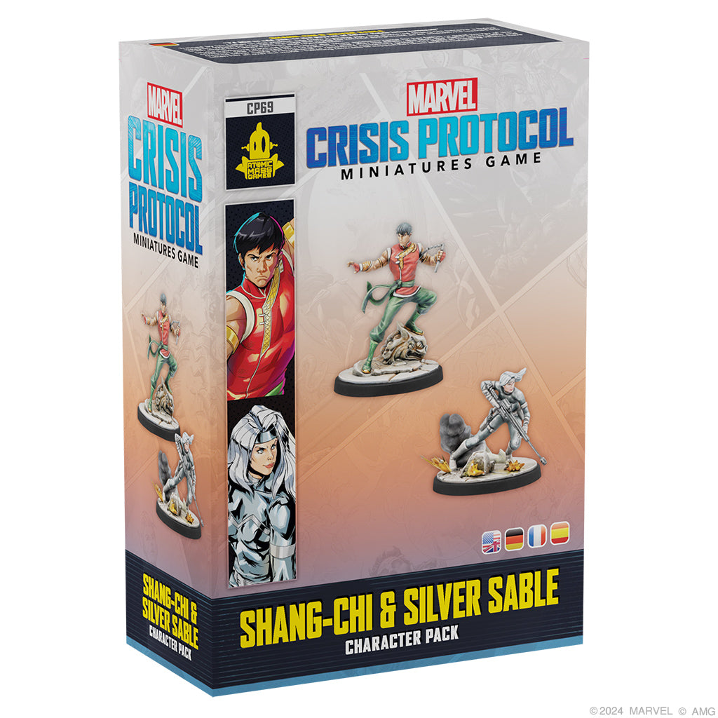 Marvel Crisis Protocol Shang Chi & Silver Sable Minis - Misc Atomic Mass Games [SK]   