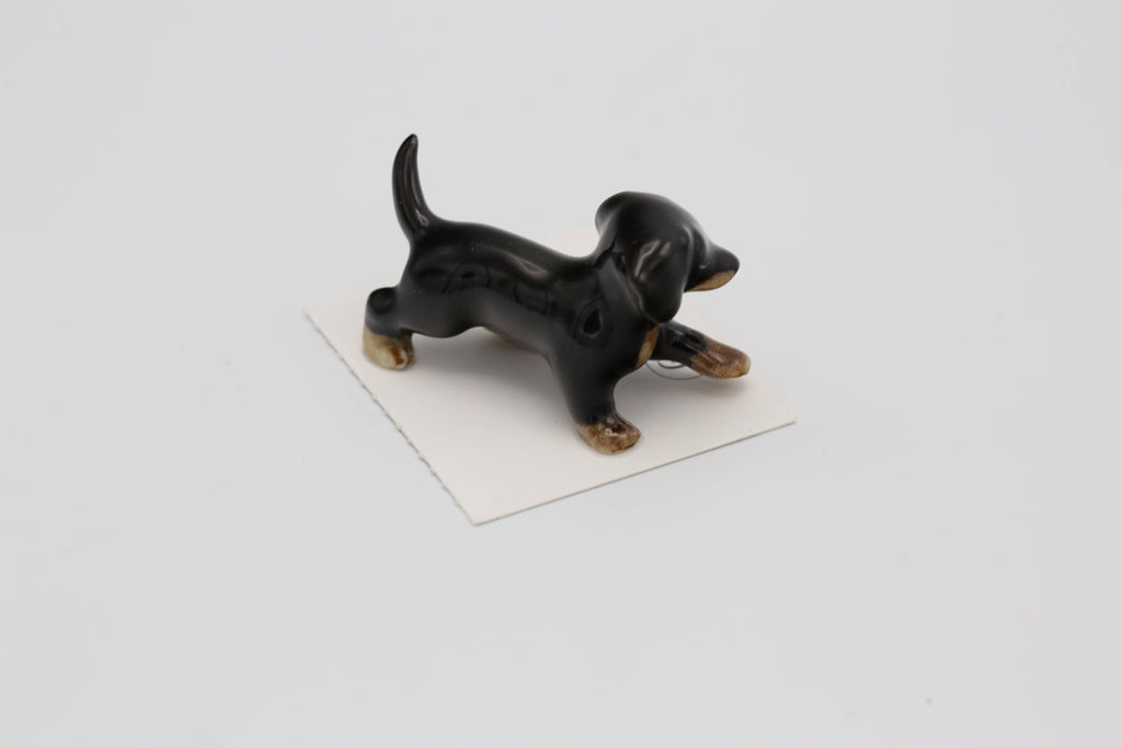 Little Critterz Caboose Dachshund Porcelain Miniature Giftware Little Critterz [SK]