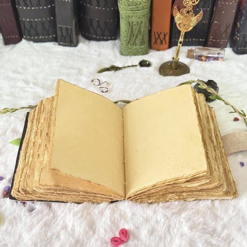 MNM Handicrafts Squirrel Leather Journal 5x7 Giftware MNM HANDICRAFTS [SK]