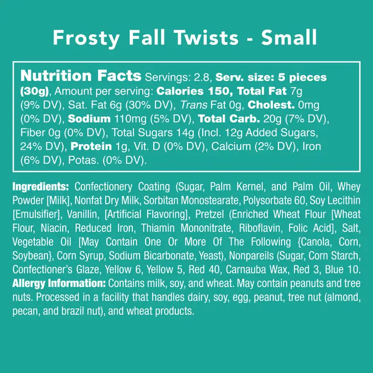 Candy Club Frosty Fall Twists - Autumn Collection Concessions Candy Club [SK]   