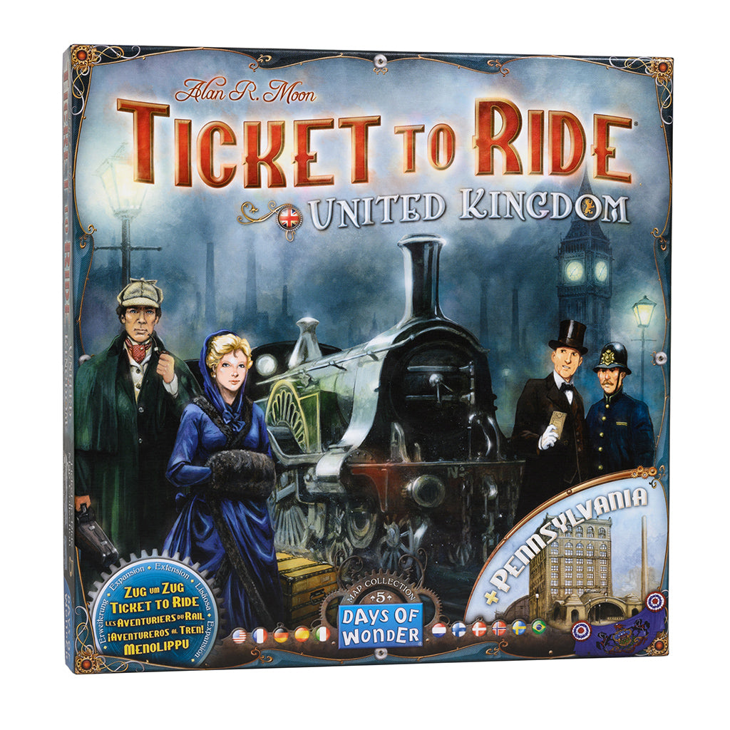Ticket to Ride United Kingdom Map 5 Board Games Days of Wonder [SK]   