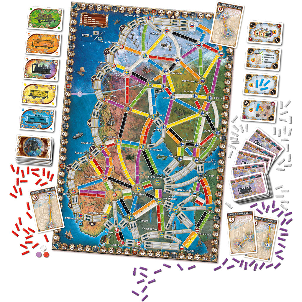 Ticket to Ride Northern Lights Board Games Days of Wonder [SK]